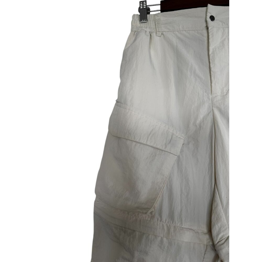 The Giving Movement Detachable Cargo Pants Women XS-S White Off Gorpcore Outdoor - Picture 13 of 16
